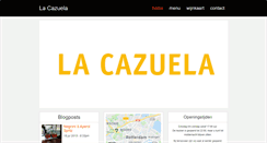 Desktop Screenshot of la-cazuela.nl
