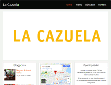 Tablet Screenshot of la-cazuela.nl
